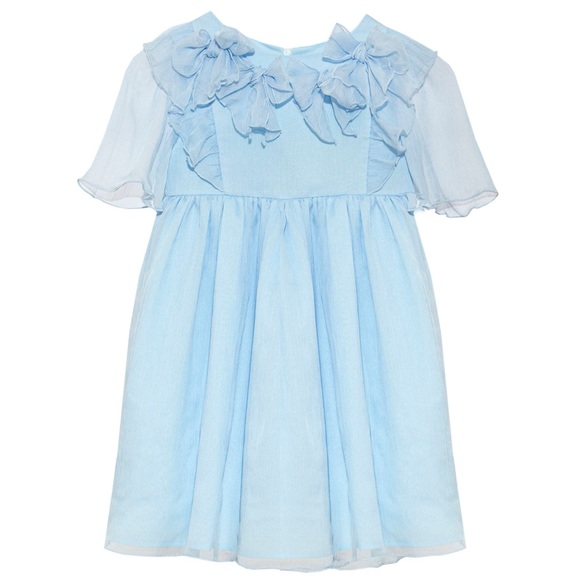 NWT Patachou Baby Blue Chiffon Dress - Picture 2 of 2